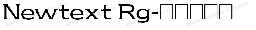 Newtext Rg字体转换